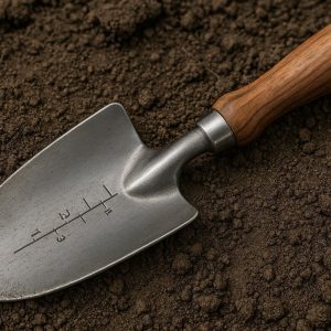 Heavy Duty Stainless Steel Garden Trowel Ergonomic Wood Handle Hand Shovel For Digging Planting In Hard Soil