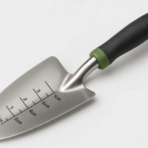 Graduated Measuring Garden Trowel Stainless Steel Transplanter Shovel Accurate Depth Markings For Planting Bulbs